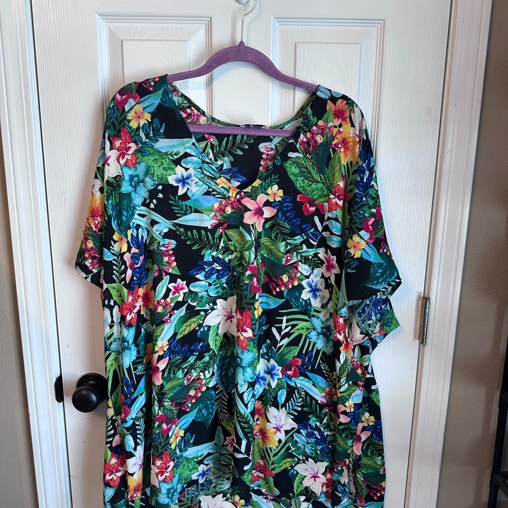Show Me Your MuMu Tropical Floral Blouse
